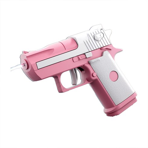 르떼즈 기계식 글록 물총 6종컬러 슬라이드액션 10m 40발 미니 소형 아이, 체리핑크, 1개