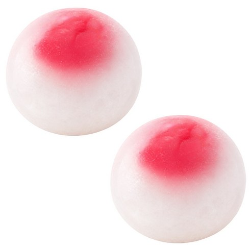 굿즈라이프 뭉클볼 쫀득 말랑이 스트레스볼 스퀴시, 2개, 120g, 딸기뭉클