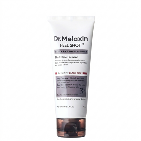 닥터 멜락신 세안제 클렌징폼 필샷 흑미 휩 클렌저 폼클렌징 100ml, 1개