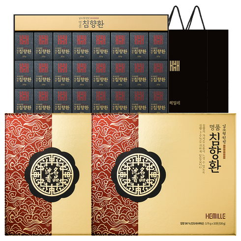 김소형원장 침향30% 명품 침향환 32환+쇼핑백, 120g, 2박스