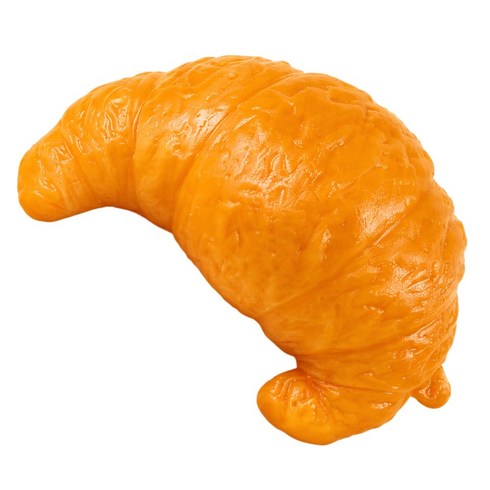 힐링포켓 크런치 슬랑이 바삭바삭 말랑이 스퀴시 슬라임, 1세트, 107g, 바삭 촉촉 크루아상 크런치