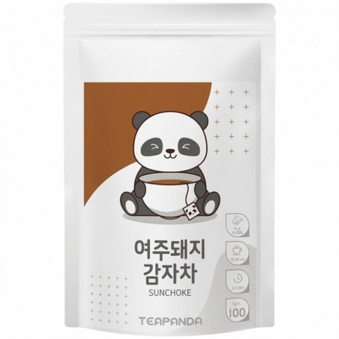 티판다 국산 100% 여주돼지감자차 삼각티백, 1개, 100개입, 1g