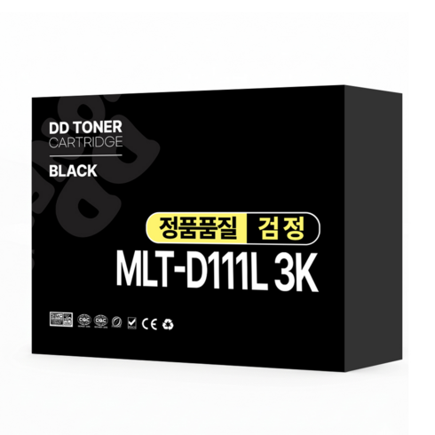 디디토너 MLT-D111S D111L 특대용량 재생 호환 토너 SL-M2027 SL-M2077F SL-M2078F, 검정, 1개