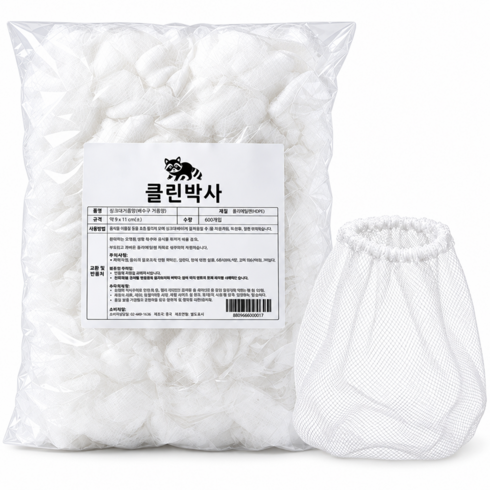 클린박사 싱크대 음식물 배수구 거름망, 1세트, 600개