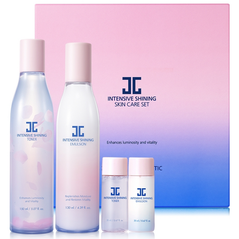 제이준 인텐시브 샤이닝 스킨케어 토너 150ml + 에멀전 130ml + 토너미니 20ml + 에멀전미니 20ml 세트, 1세트