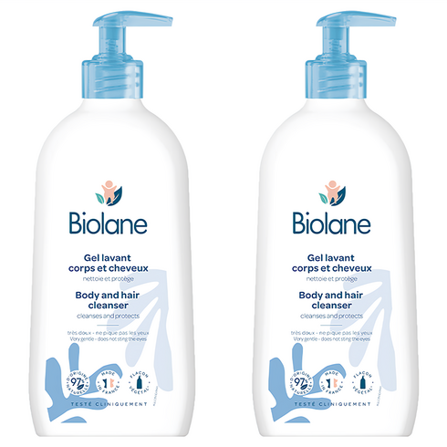 비올란 2in1 바디 앤 헤어 클렌저, 350ml, 2개