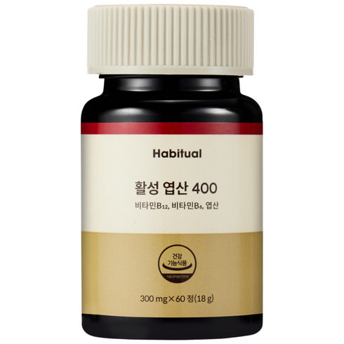 와이즐리 혈액건강 특허받은 활성형 엽산, 60정, 1개
