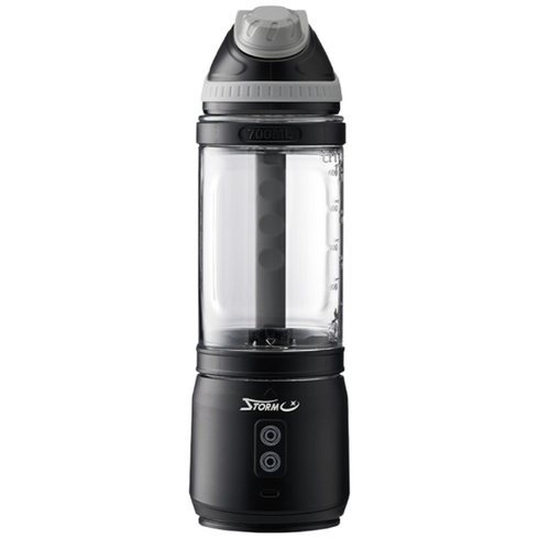 스톰 휴대용 무선 블렌더 700ml 대용량과 진짜 강력 파워 최초 양방향 회전 포터블 소형 믹서기 텀블러 WNSB-A11PRO, 단품, 블랙, SB-B1