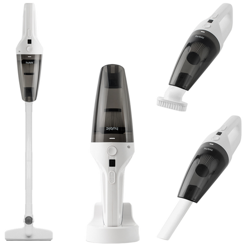 휴빅 핸디형 무선청소기 미니 청소기 충전거치대포함, 화이트, HB-2500W