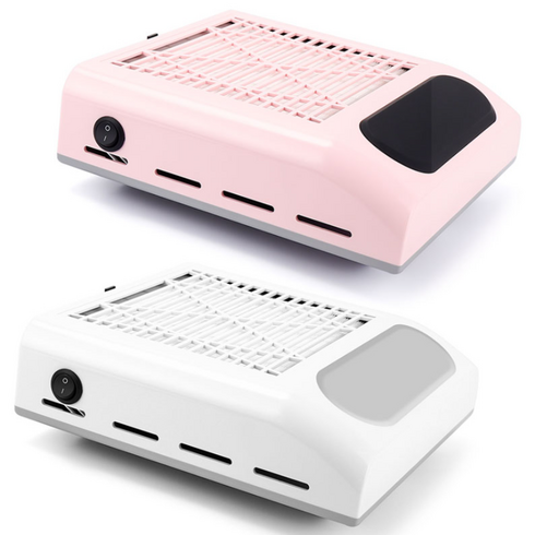 베로니 네일흡진기 80W 강력파워 필터 및 국내 전용 어댑터 포함, 화이트, 1개