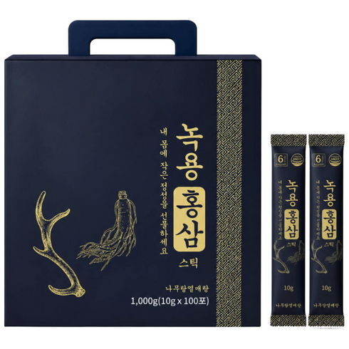 나무랑열매랑 녹용홍삼스틱, 100회분, 1박스