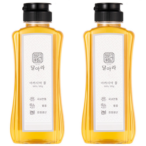 달아라 아카시아꿀, 2개, 500g