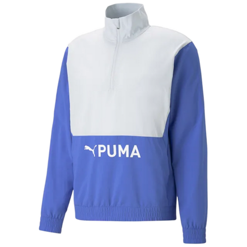 푸마 남성 핏 하프 집업 1/2 아노락 자켓 긴팔 티셔츠 Puma Fit Heritage Woven 1/2 Anorak 523734 92