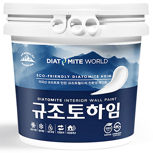 10kg 규조토하임 결로방지 베란다 벽지 친환경 단열 곰팡이방지 천연 규조토 셀프 ks인증, 화이트, 1개
