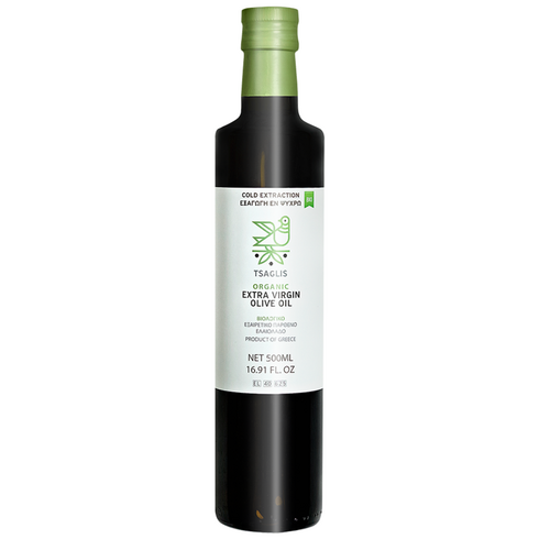 챠글리스 그리스 코로네이키 유기농 냉추출 엑스트라버진 올리브오일, 6개, 500ml