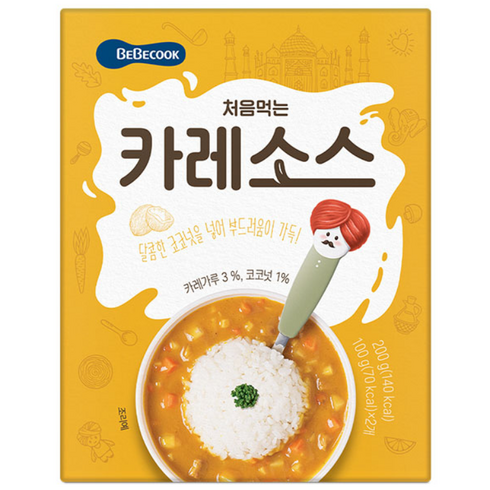 베베쿡 처음먹는 덮밥 소스, 200g, 1개, 카레