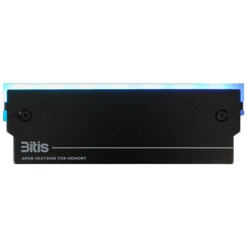 비티즈 DDR4 DDR5 메모리 램 방열판 히트싱크 P104 LED ARGB, 블랙, 1개