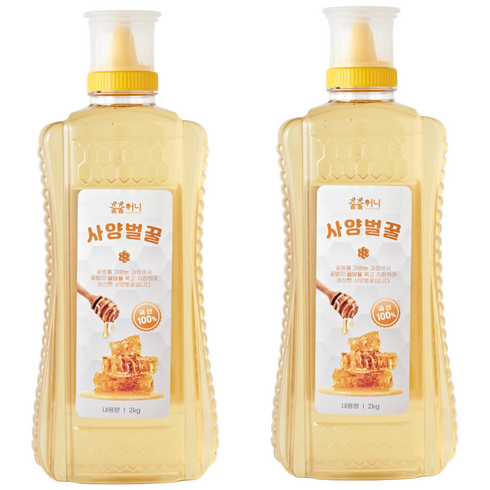 출출허니 100% 국내산 순수 사양벌꿀, 2개, 2kg