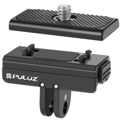 PULUZ Insta360 Ace / Ace Pro / X4 / X4 Air용 자석 퀵 릴리즈 베이스 마운트, 1개, 블랙