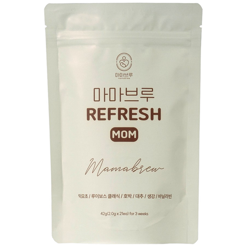 [마마브루] RefreshMom 리프레시맘 산후조리 루이보스, 1개, 42g