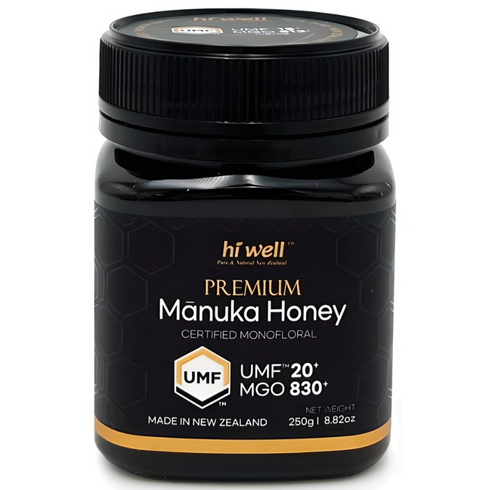 하이웰 뉴질랜드 프리미엄 마누카꿀 UMF20+ (MGO830+), 1개, 250g