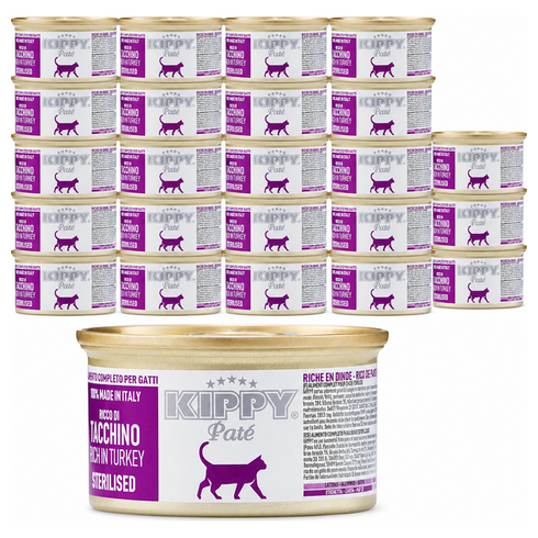 키피 그레인프리 무스 파테 고양이 습식사료, 24개, 85g, 칠면조