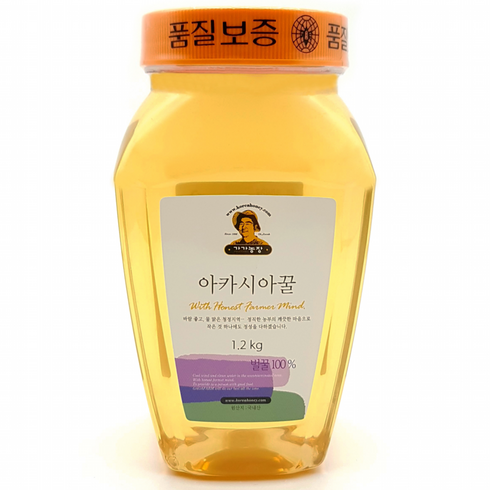 가가농장 국내산 아카시아꿀, 1.2kg, 1개