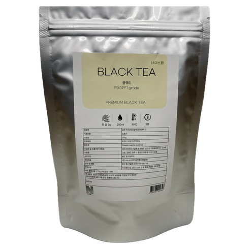 실론 프리미엄 블랙티 찻잎 (최상위 등급 FBOPF1 프리미엄 스리랑카산 홍차/ Black Tea), 1개, 1개입, 200g