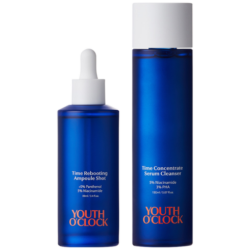 [8월 한달만 파격특가!] 유쓰어클락 세럼 클렌저 150ml + 앰플 샷 100ml 2종 세트, 2개, 150ml + 100ml