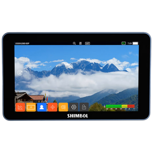 SHIMBOL M5 시네마 필드 모니터 5.5인치 4K HDMI 1200니트 고휘도 터치스크린 3D LUT 지원 카메라 모니터, 1개