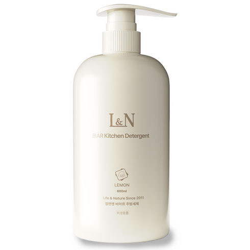L&N 비아르 주방세제 본품, 600ml, 1개