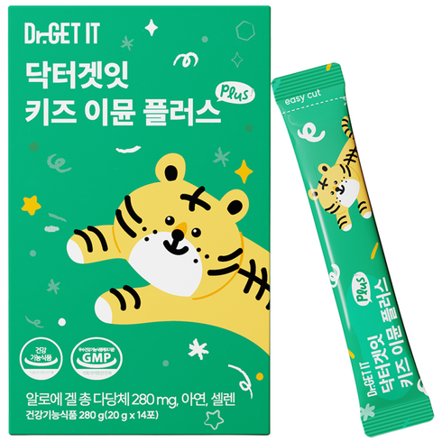 닥터겟잇 키즈 이뮨 플러스 알로에겔 14p, 1개, 280g
