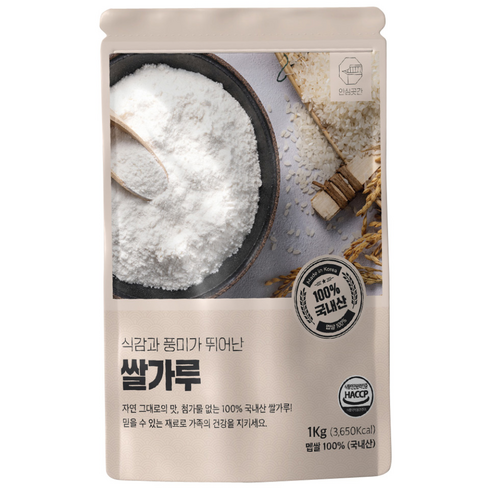 안심곳간 국내산 쌀가루, 1kg, 1개