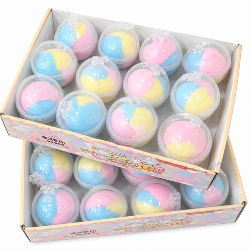 3개세트 왁뿌볼 말랑이 왁스뿌시기 스트레스볼, 60g, 3개