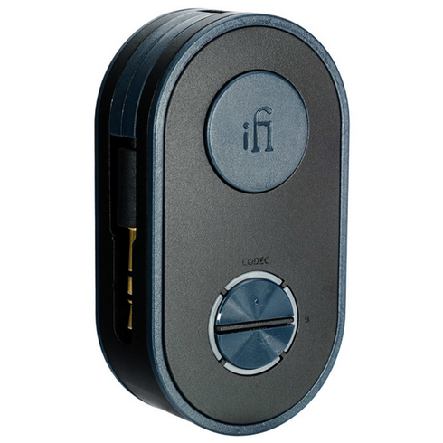 iFiAudio 무선 블루투스 송수신기 카팩, 메탈릭 실버, UP Travel