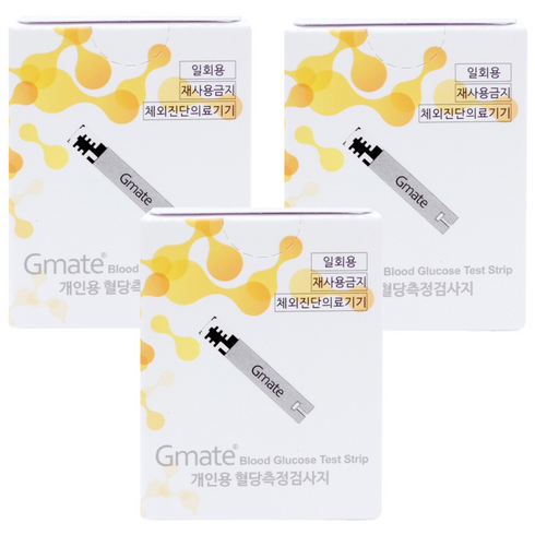 GMATE 혈당 측정검사지, 50개입, 3개