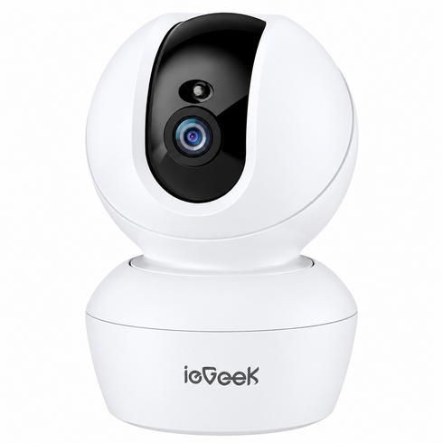 ieGeek 4K 8백만 화소 실내용 회전형 AI 홈 보안 Wi-Fi 카메라, 1개, 825