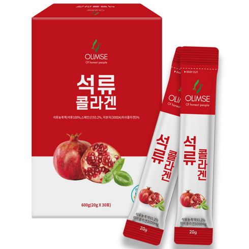 올림새 석류콜라겐 젤리스틱 30개 저분자피쉬콜라겐, 600g, 1개