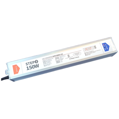 국산 방수 SMPS DC 12V LED 안정기 파워 전원공급장치 150W 슬림형, 1개