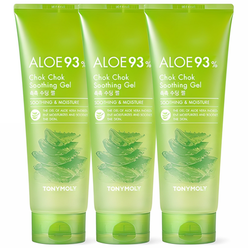 토니모리 알로에 93% 촉촉 수딩 젤, 250ml, 3개