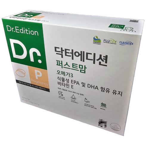 닥터에디션 퍼스트맘 오메가3, 1개, 60정