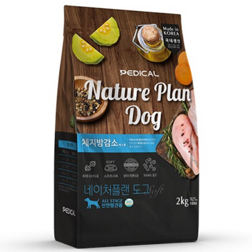 네이처플랜 강아지 소프트사료 체지방감소 4p, 닭, 2kg, 1개