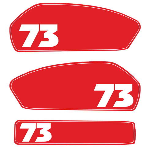 긱베어 슈퍼73 SUPER73 배터리 커스텀 스티커 자토바이 용품, 1세트, 23_S2/R series 레드