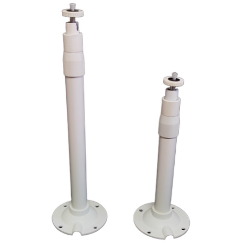 빔 프로젝터 거치대 천장 고정 브라켓, Short 27~40cm, 화이트, 1개