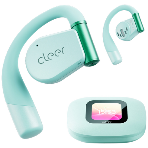 클리어 아크3 돌비 애트모스 오픈형 블루투스 이어폰 Cleer Arc3 aptX LDAC, 스포츠 아이스민트