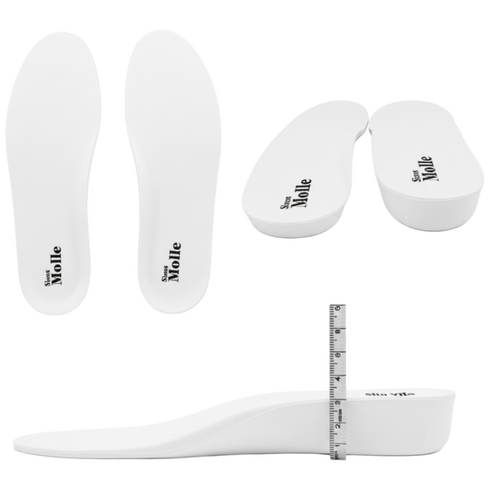 컨버스 키높이 깔창 나이키호환 컨버스신발 운동화 인솔 1cm 2cm 3cm, 1세트, 화이트 남성 2cm