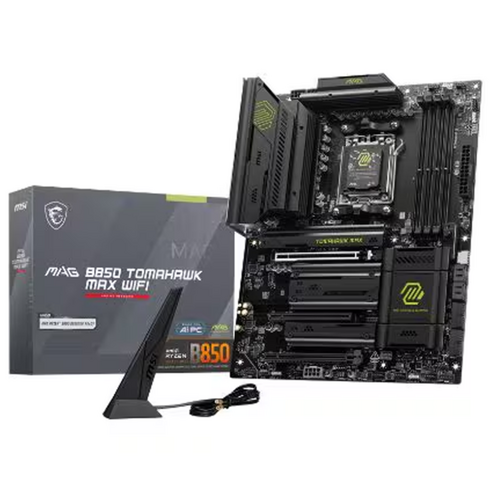 MSI MAG B850 토마호크 맥스 TOMAHAWK MAX WIFI MOTHERBOARD 메인보드, 단일옵션