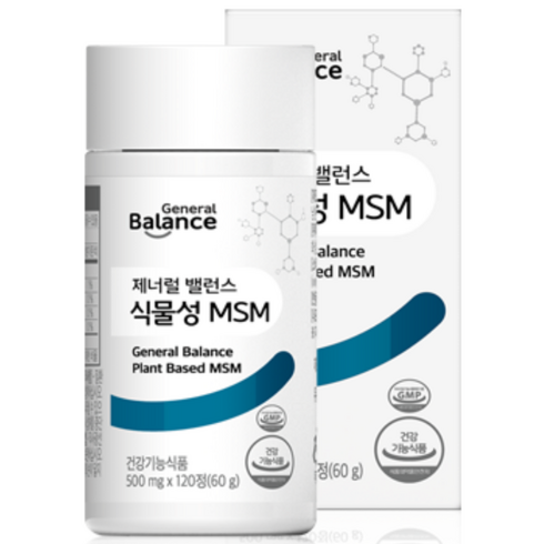 지쿱 제너럴 밸런스 식물성 MSM 120정, 1개