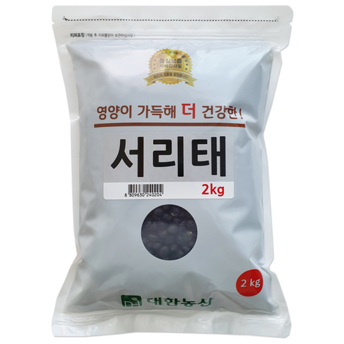 대한농산 서리태 잡곡 콩, 2kg, 1개