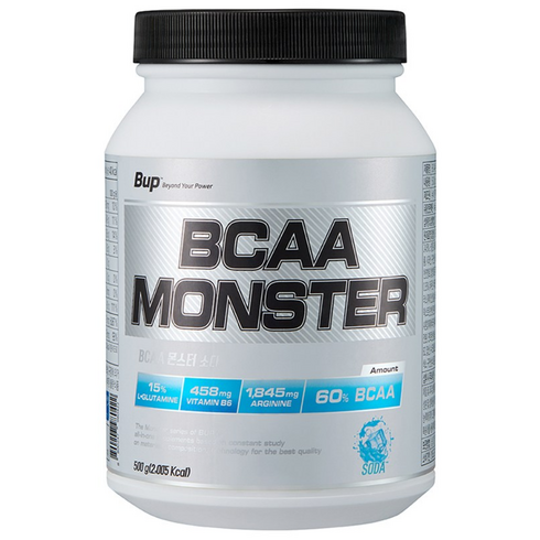 BUP BCAA몬스터 소다맛 500g, 1개